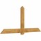 Ekena Millwork Eugene Rough Sawn Timber Gable Bracket, Western Red Cedar, 84"W x 38"H x 2"D x 6"F, 11/12 Pitch GBW084X38X0206EUG00RWR - alternate 4